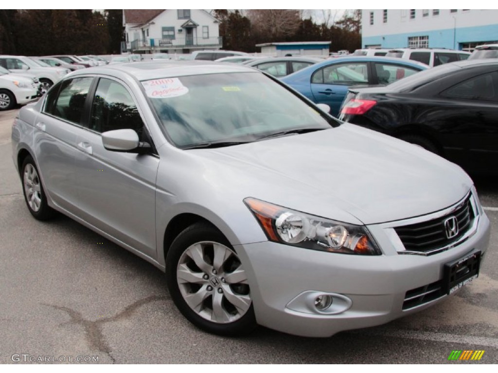 Alabaster Silver Metallic 2009 Honda Accord EX Sedan Exterior Photo #77600307