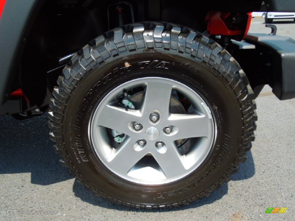 2012 Jeep Wrangler Rubicon 4X4 Wheel Photo #77600511