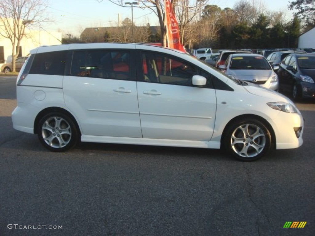 2008 MAZDA5 Sport - Crystal White / Sand photo #3