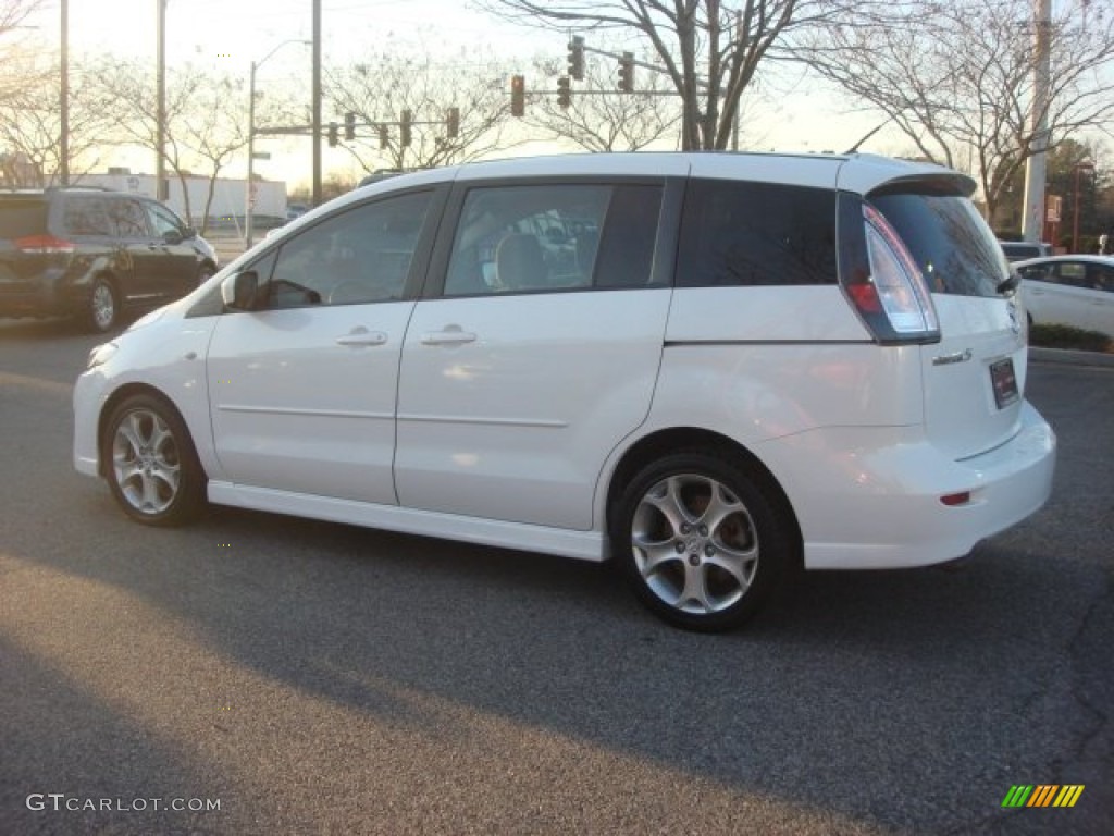 2008 MAZDA5 Sport - Crystal White / Sand photo #6