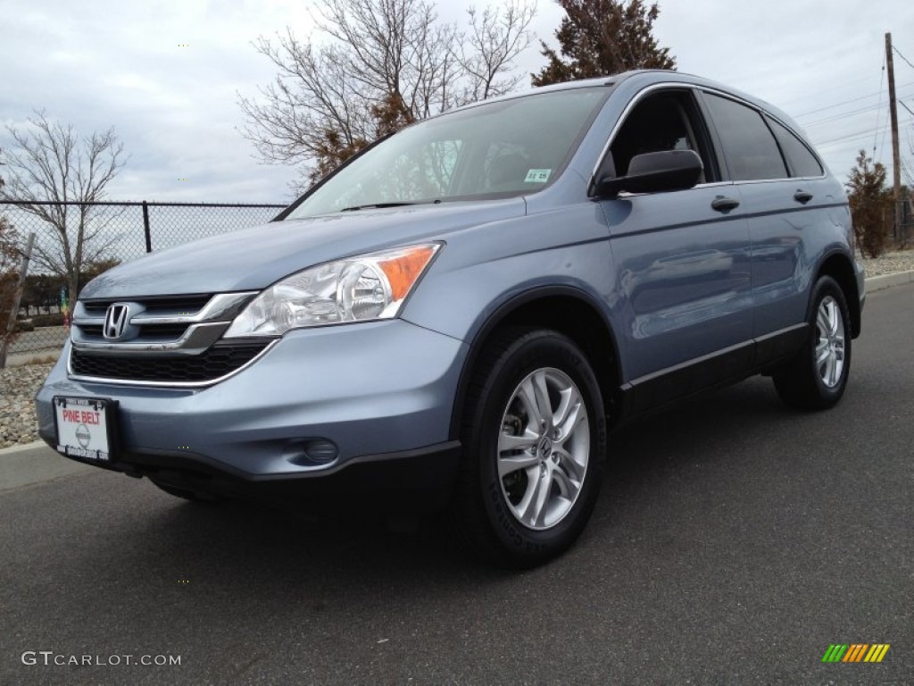 2011 CR-V EX 4WD - Glacier Blue Metallic / Gray photo #1