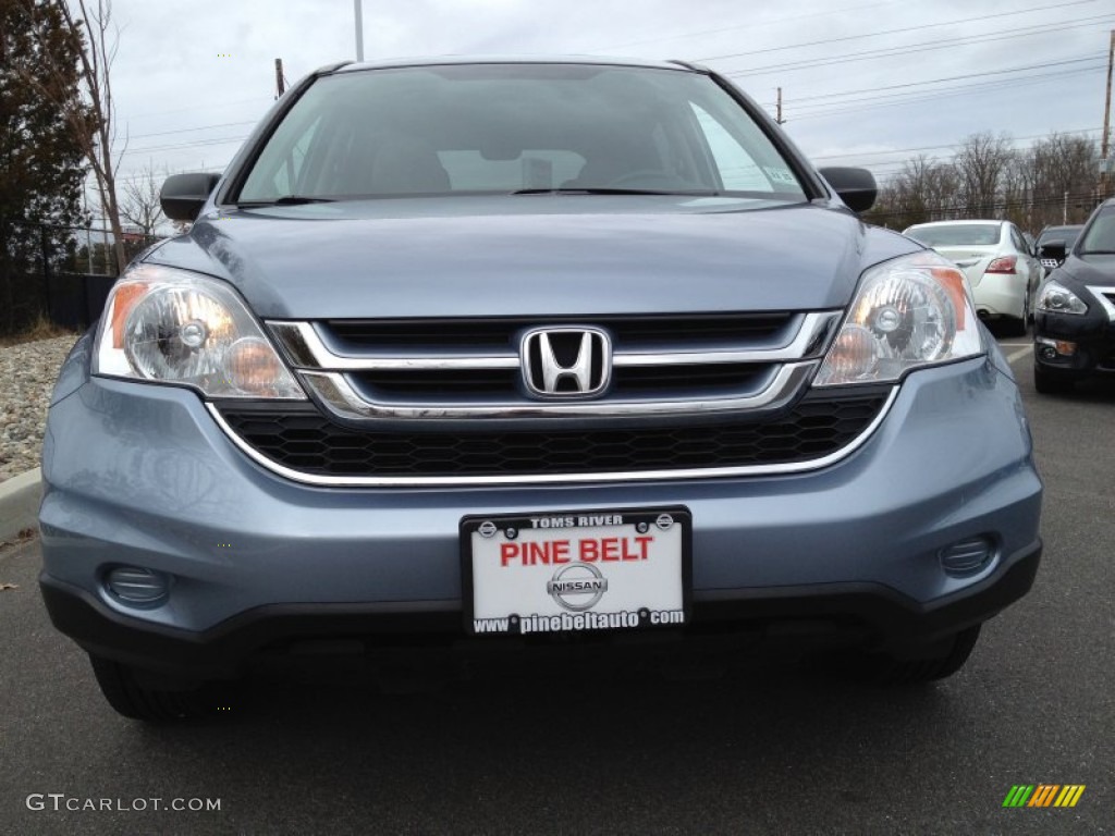 2011 CR-V EX 4WD - Glacier Blue Metallic / Gray photo #2