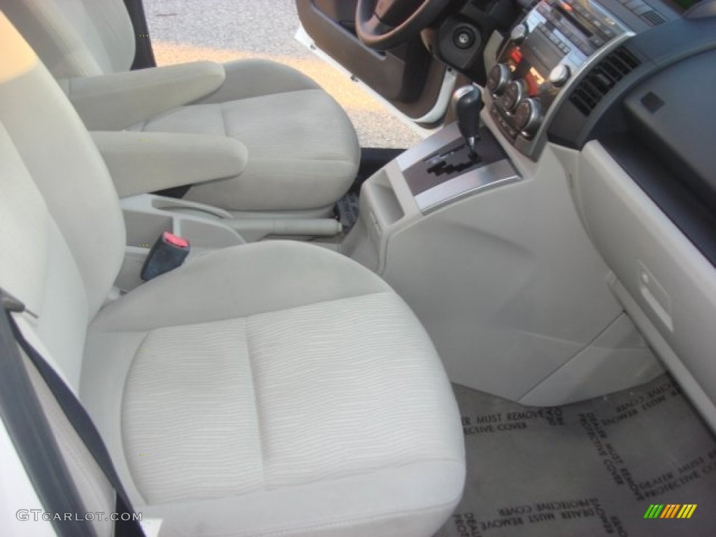 2008 MAZDA5 Sport - Crystal White / Sand photo #16