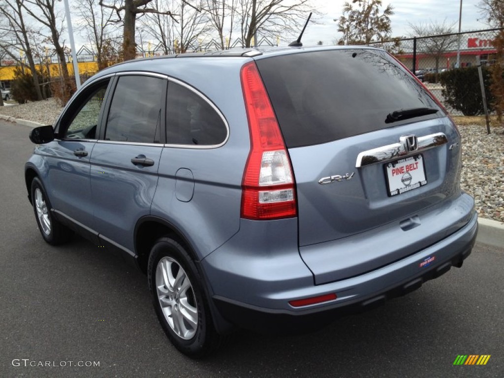 2011 CR-V EX 4WD - Glacier Blue Metallic / Gray photo #5