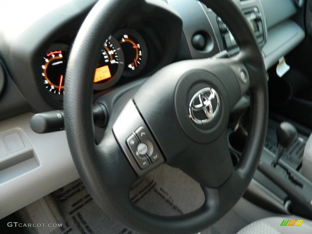 2012 Toyota RAV4 I4 Ash Steering Wheel Photo #77601631