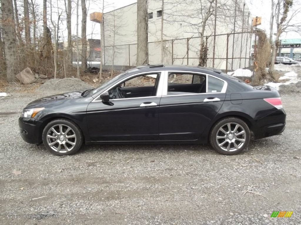 Nighthawk Black Pearl 2008 Honda Accord EX V6 Sedan Exterior Photo #77601831