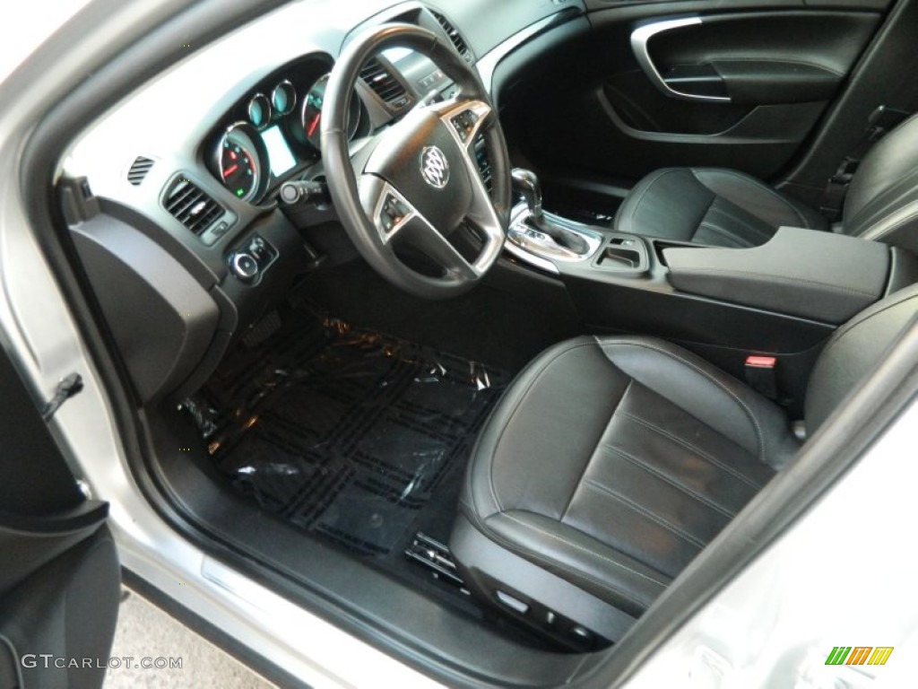 Ebony Interior 2011 Buick Regal CXL Photo #77601933