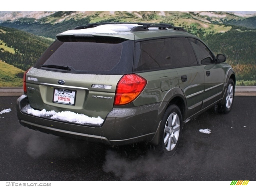 2006 Outback 2.5i Wagon - Willow Green Opalescent / Taupe photo #3