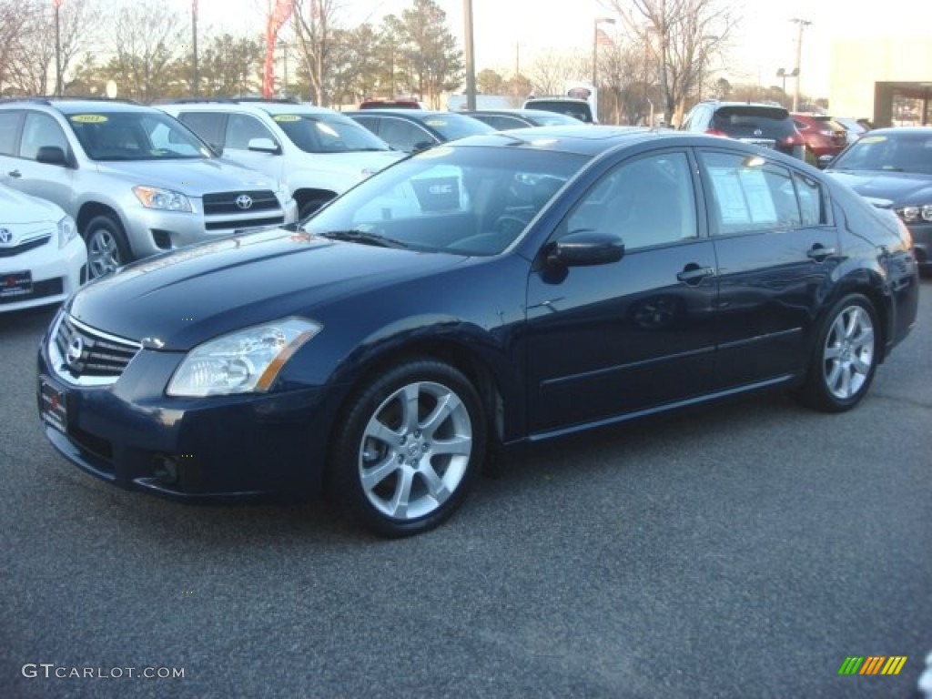 Majestic Blue Metallic 2007 Nissan Maxima 3.5 SE Exterior Photo #77602074