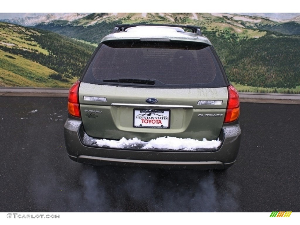 2006 Outback 2.5i Wagon - Willow Green Opalescent / Taupe photo #8