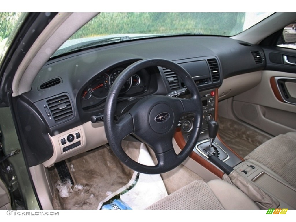 2006 Outback 2.5i Wagon - Willow Green Opalescent / Taupe photo #9