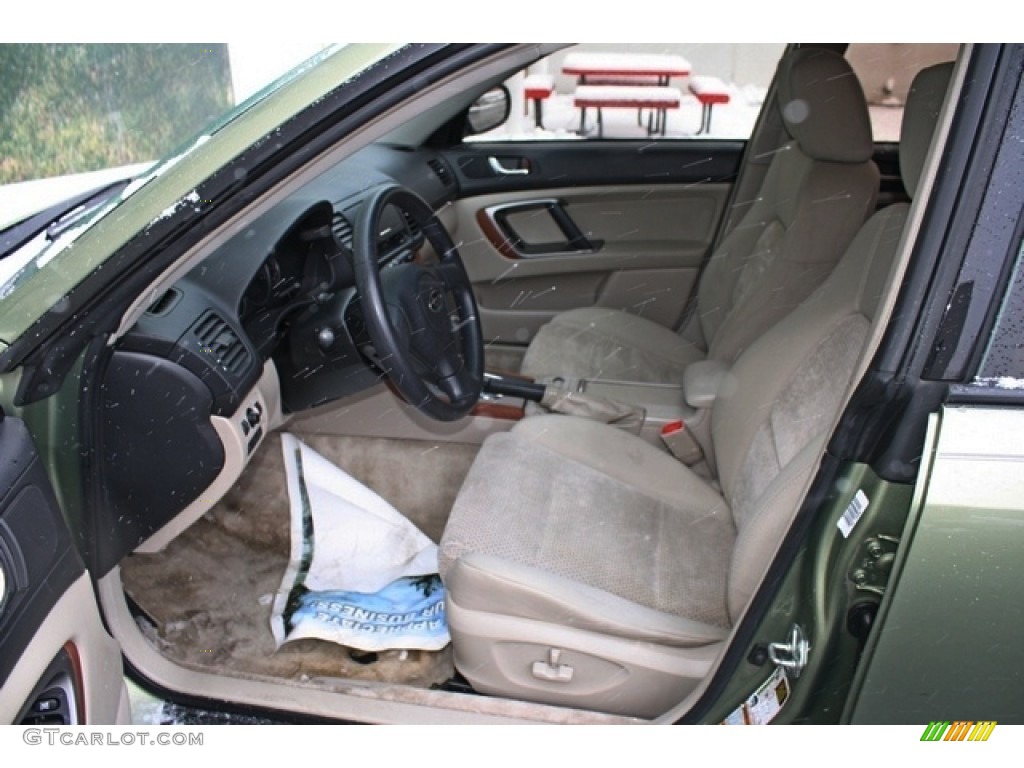 2006 Outback 2.5i Wagon - Willow Green Opalescent / Taupe photo #10