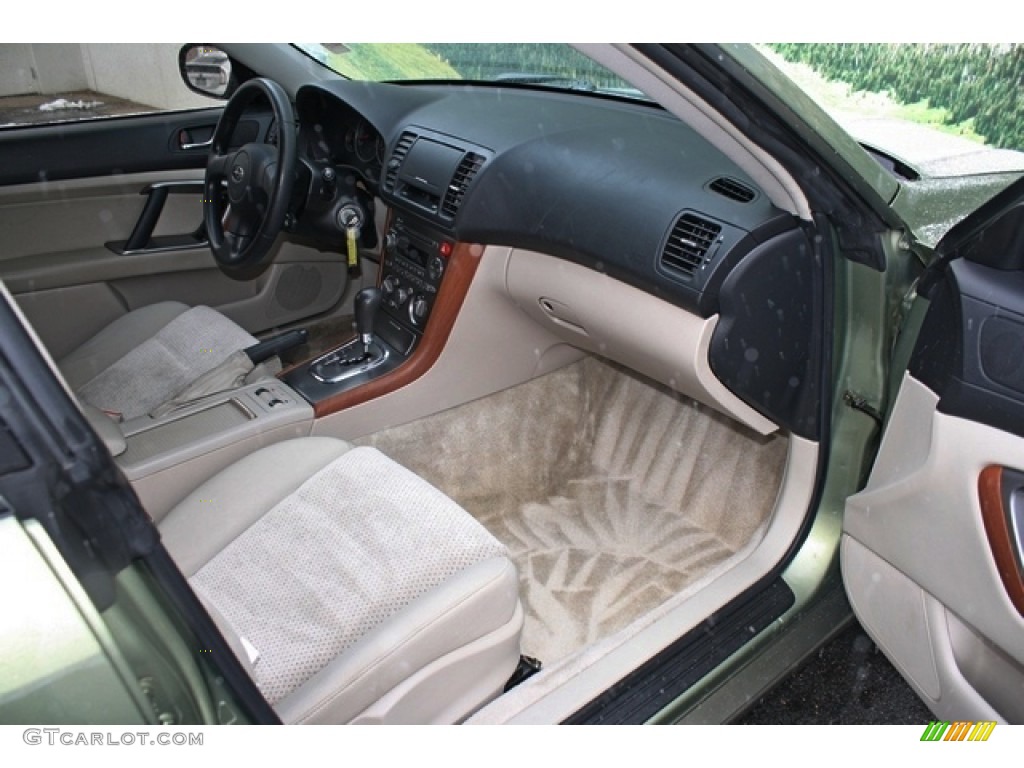2006 Outback 2.5i Wagon - Willow Green Opalescent / Taupe photo #14
