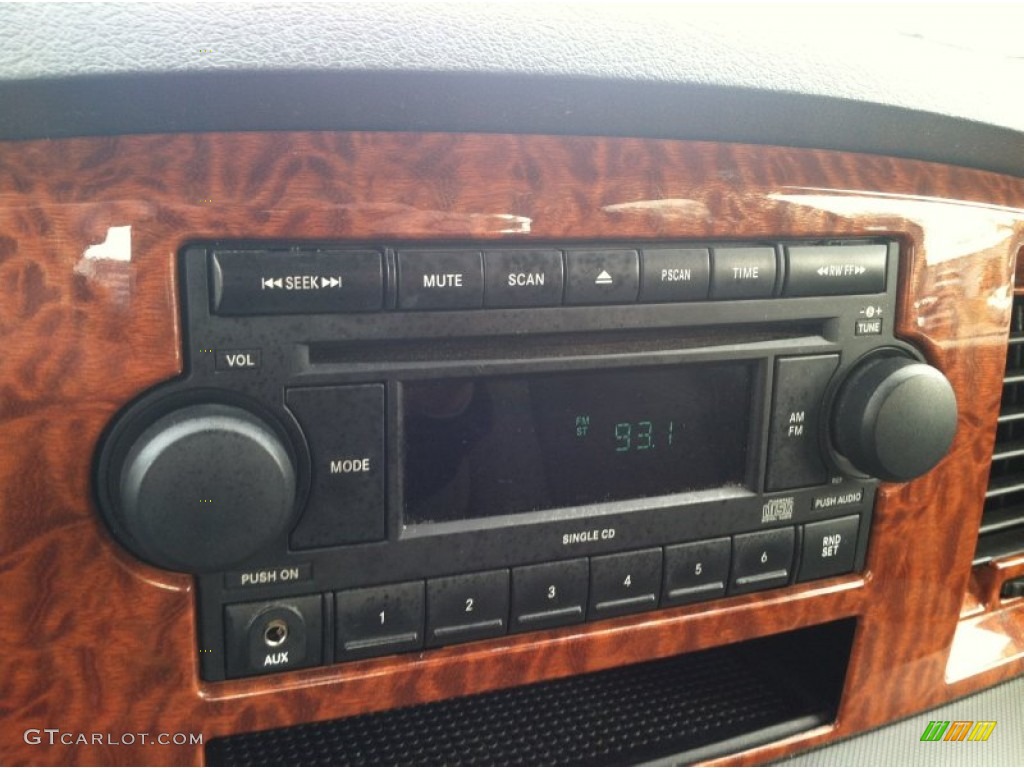 2006 Dodge Ram 1500 SLT TRX Quad Cab 4x4 Audio System Photo #77602368