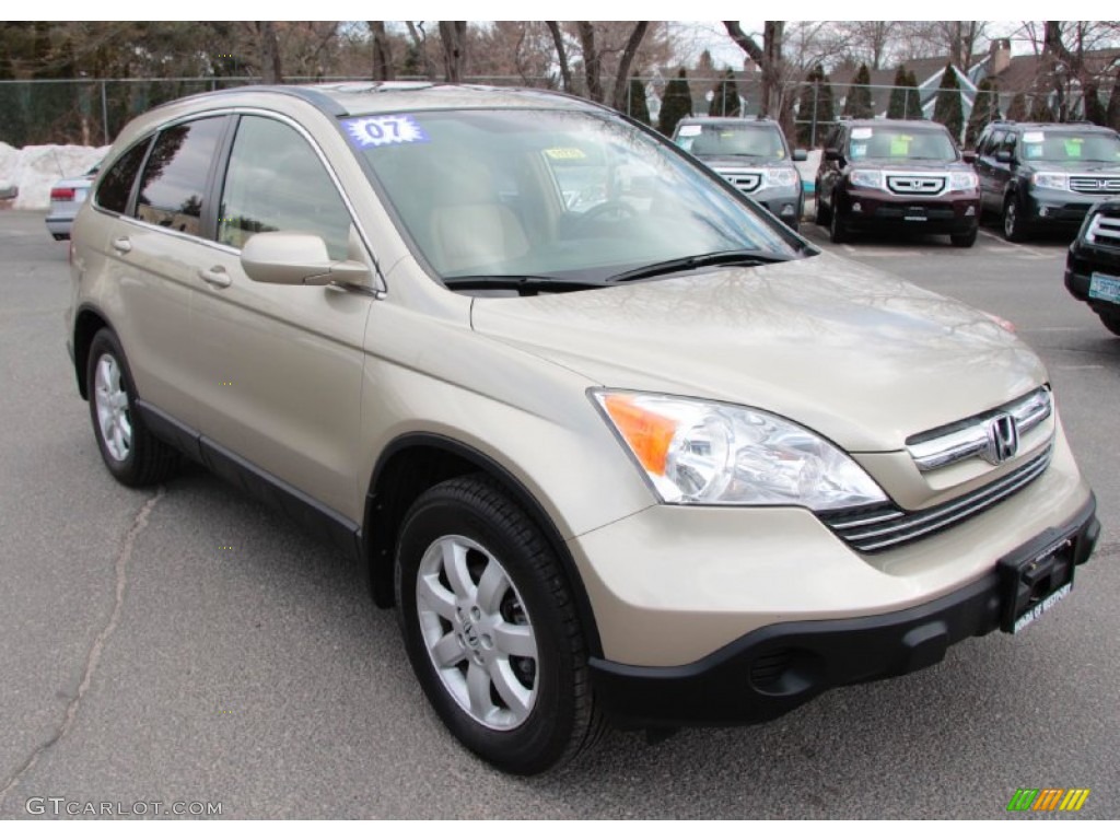 Borrego Beige Metallic 2007 Honda CR-V EX-L 4WD Exterior Photo #77602374