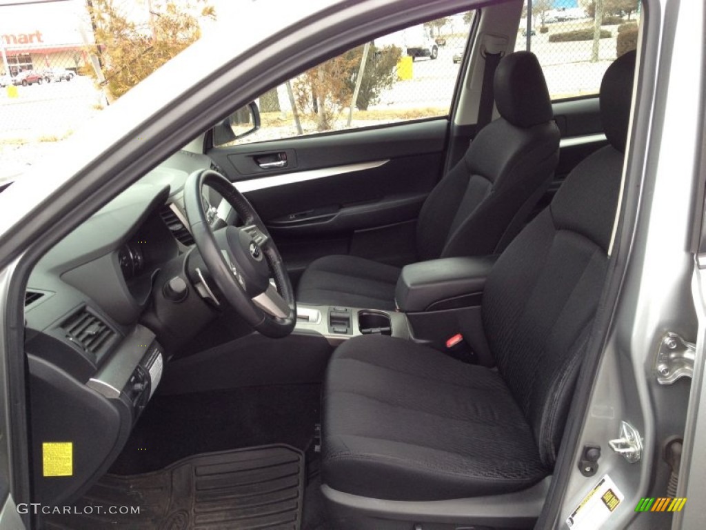 2010 Legacy 2.5i Premium Sedan - Steel Silver Metallic / Off Black photo #10