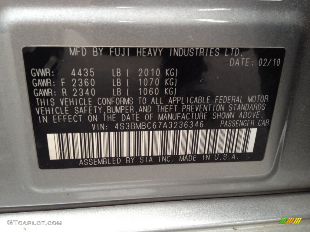 2010 Legacy 2.5i Premium Sedan - Steel Silver Metallic / Off Black photo #11