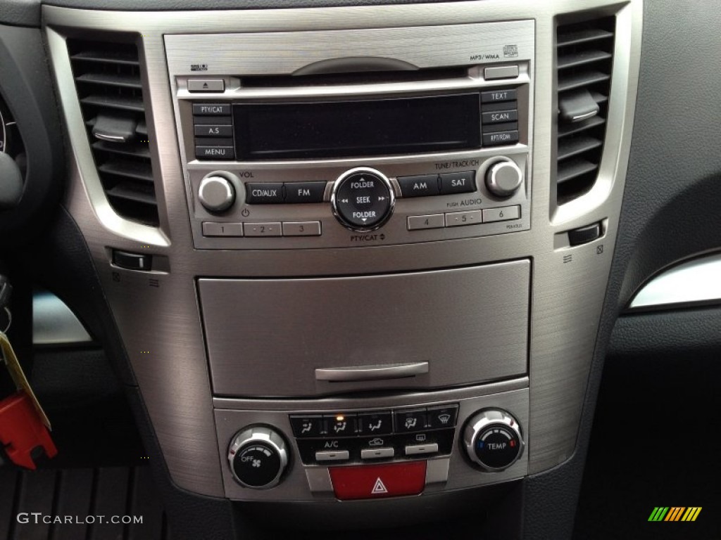 2010 Legacy 2.5i Premium Sedan - Steel Silver Metallic / Off Black photo #14