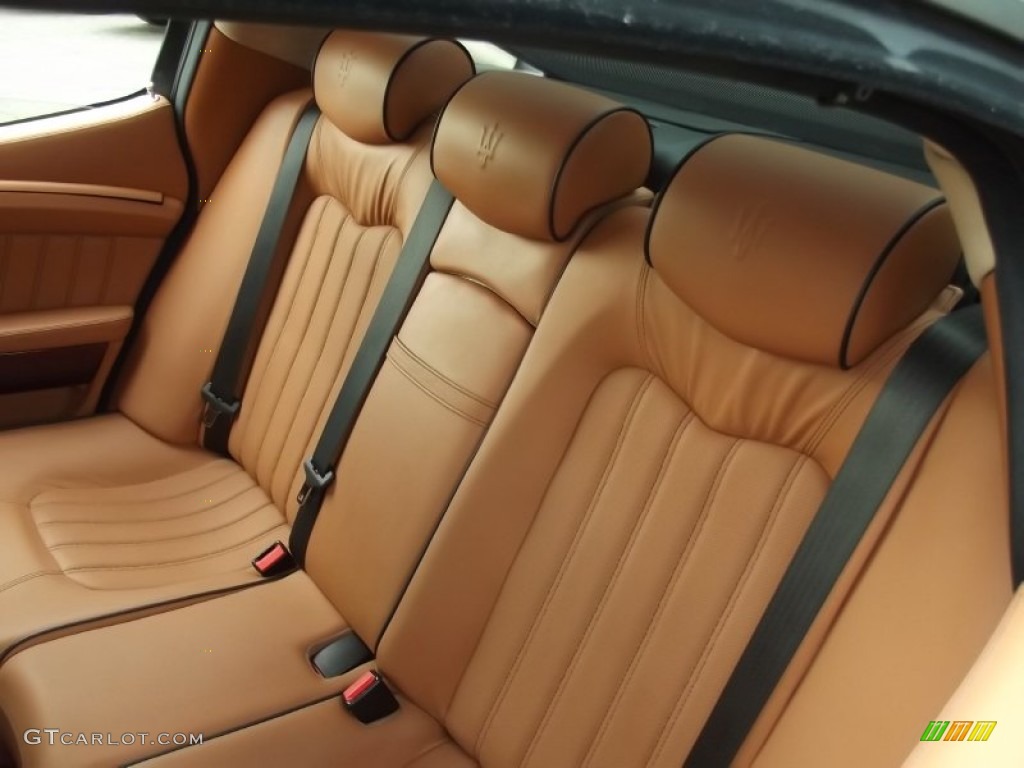 2007 Maserati Quattroporte Executive GT Rear Seat Photo #77602524