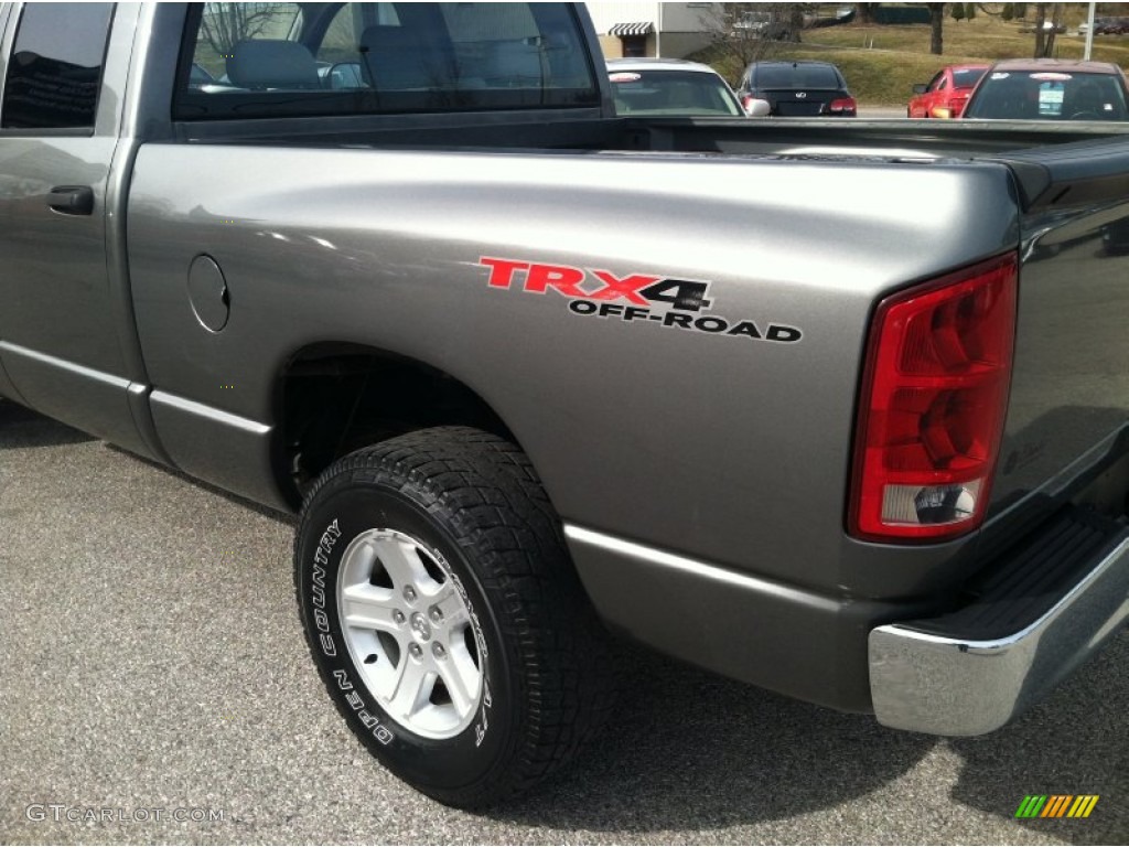 2006 Ram 1500 SLT TRX Quad Cab 4x4 - Mineral Gray Metallic / Medium Slate Gray photo #33