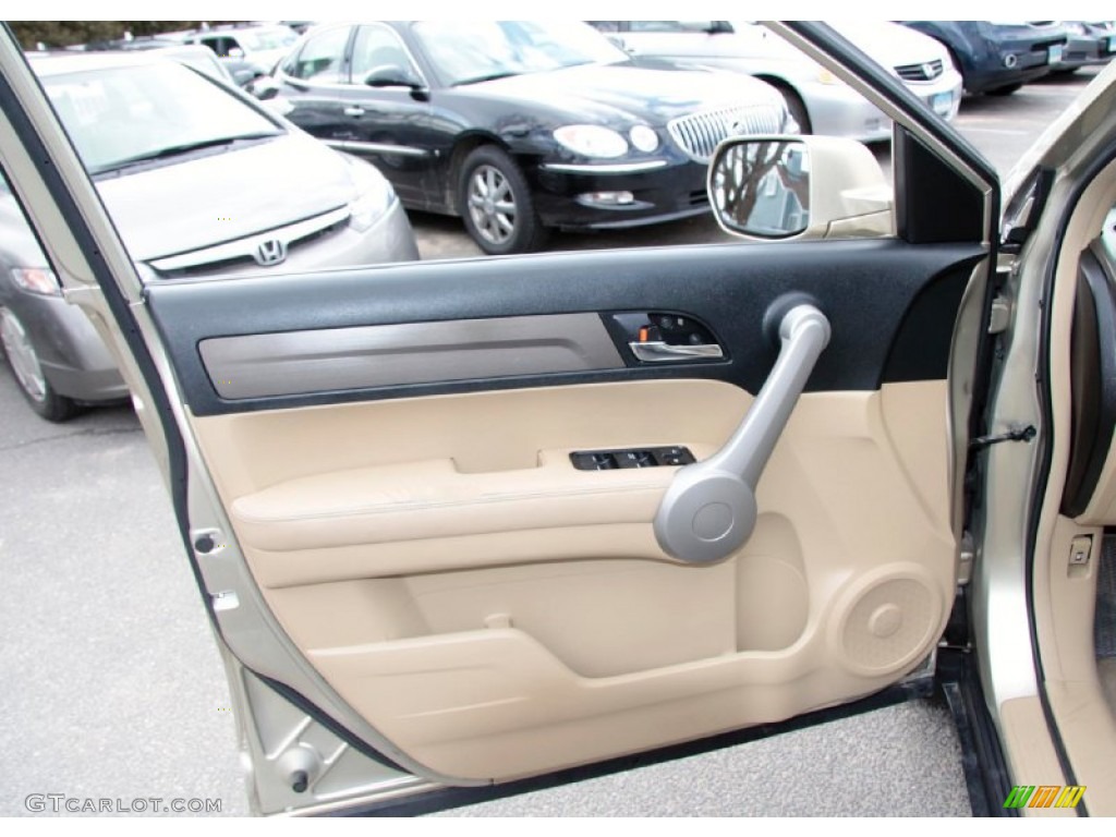 2007 Honda CR-V EX-L 4WD Ivory Door Panel Photo #77602671