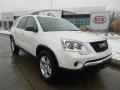 White Diamond Tintcoat 2011 GMC Acadia SLE AWD