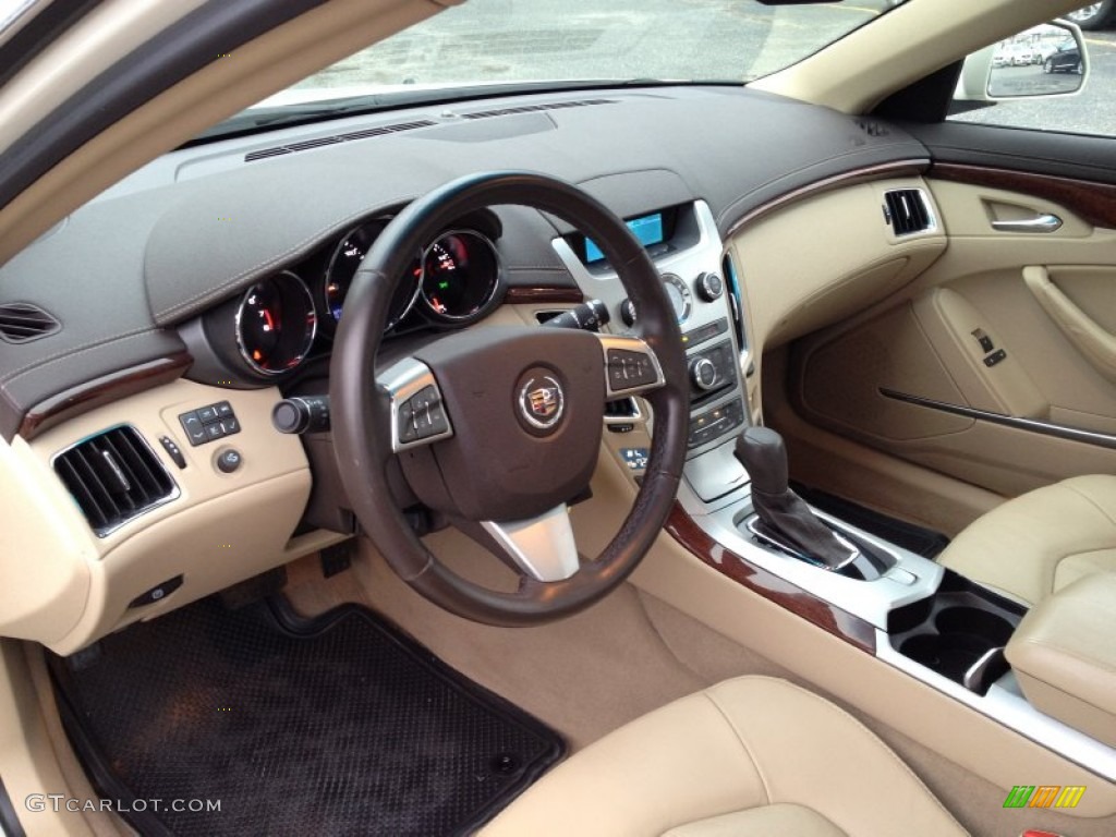 Cashmere/Cocoa Interior 2010 Cadillac CTS 3.0 Sedan Photo #77603053