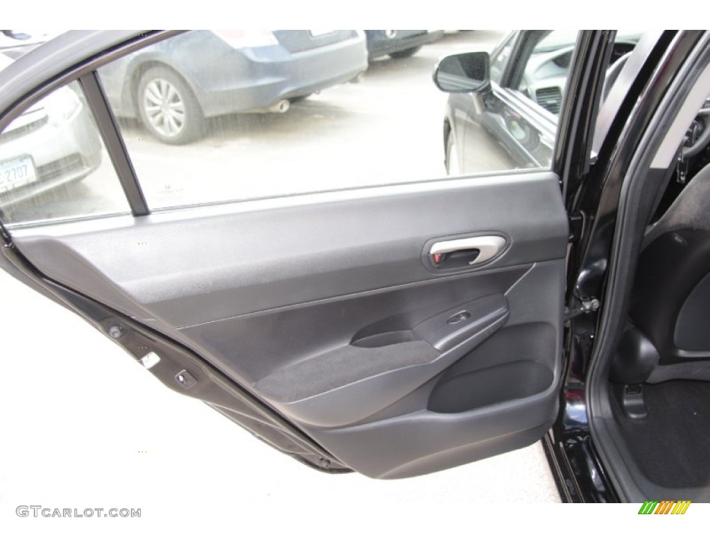 2010 Civic LX-S Sedan - Crystal Black Pearl / Black photo #21