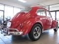 1967 Poppy Red Volkswagen Beetle Coupe  photo #7