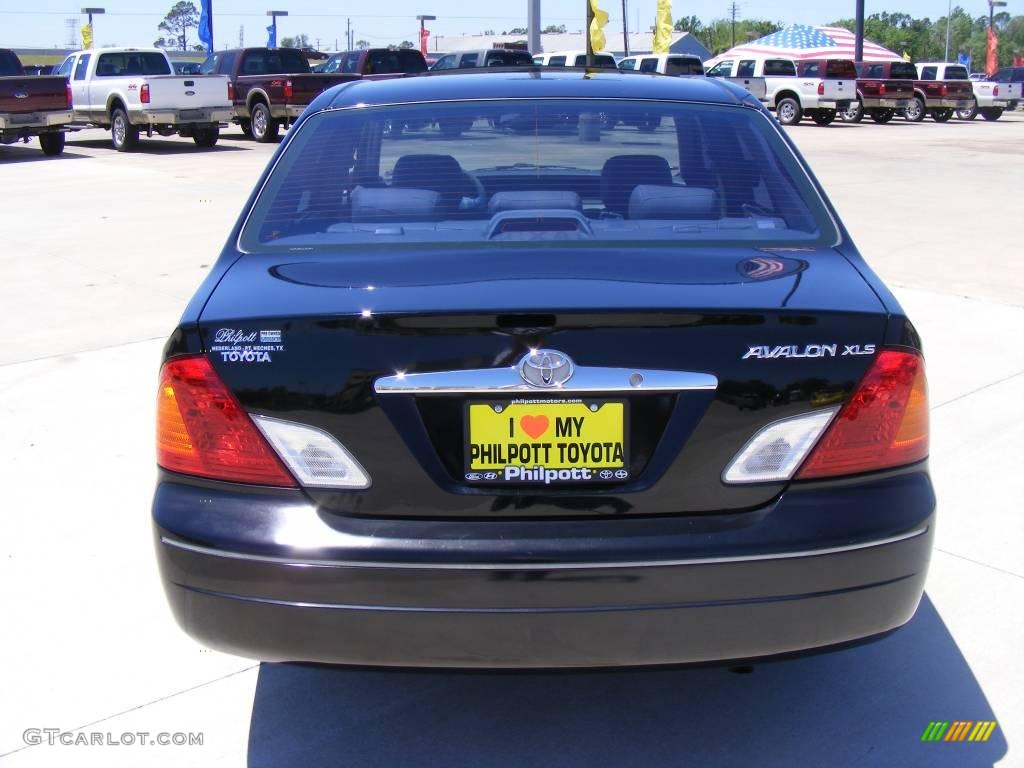 2001 Avalon XLS - Black / Stone photo #7