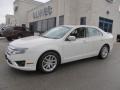 2011 White Suede Ford Fusion SEL V6 AWD  photo #1