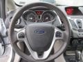 Light Stone/Charcoal Black Cloth 2011 Ford Fiesta SE Hatchback Steering Wheel