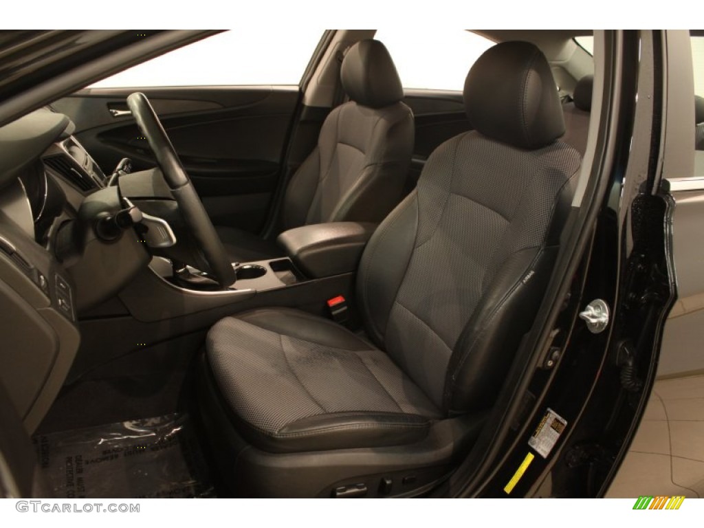 2011 Sonata SE - Midnight Black / Black photo #5