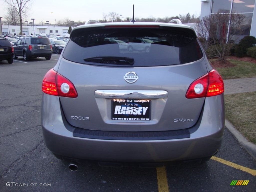 2011 Rogue SV AWD - Gotham Gray Metallic / Black photo #3