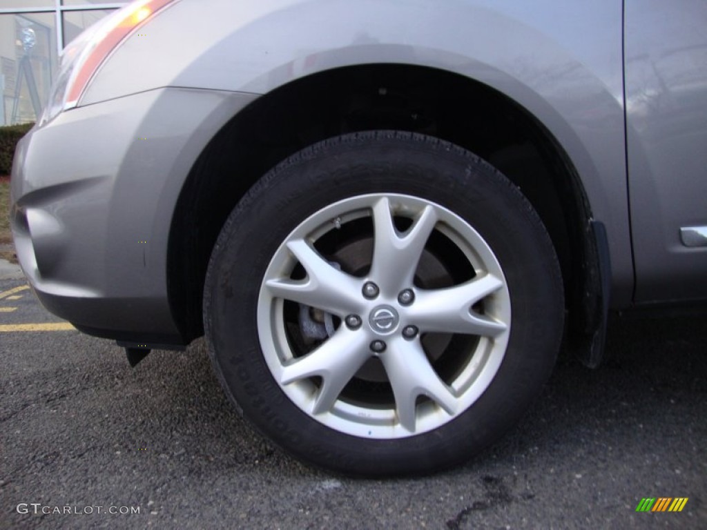 2011 Rogue SV AWD - Gotham Gray Metallic / Black photo #6