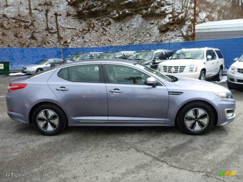 Light Graphite 2011 Kia Optima Hybrid Exterior Photo #77606094