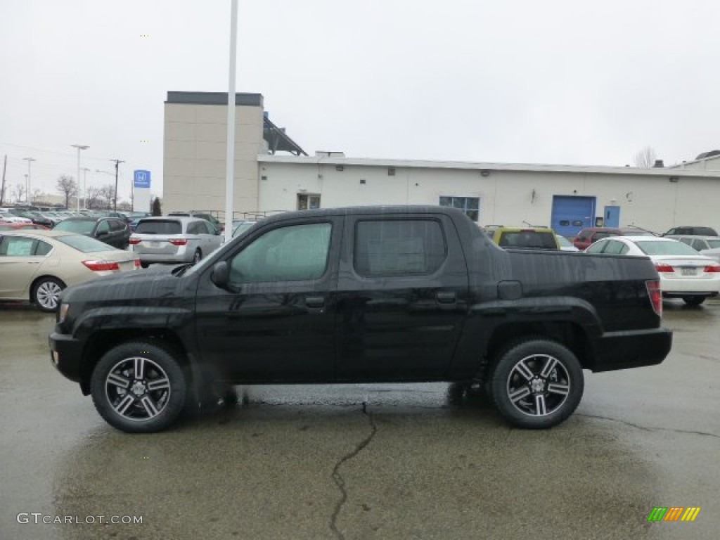 Crystal Black Pearl 2013 Honda Ridgeline Sport Exterior Photo #77606409