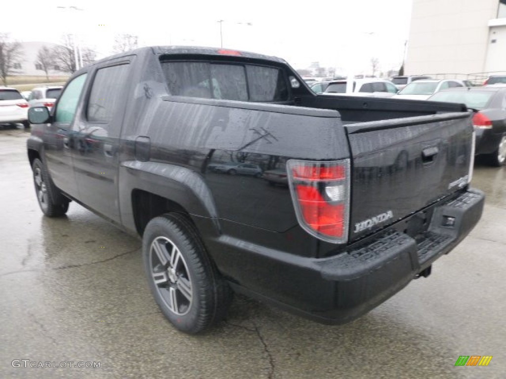 Crystal Black Pearl 2013 Honda Ridgeline Sport Exterior Photo #77606418