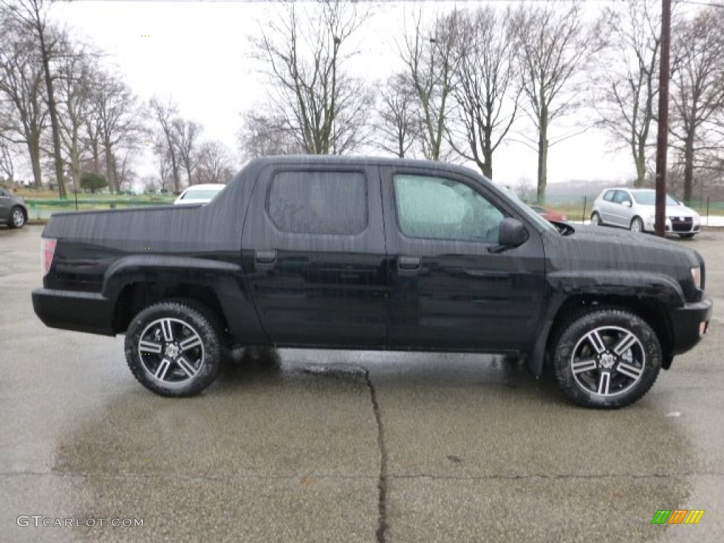 Crystal Black Pearl 2013 Honda Ridgeline Sport Exterior Photo #77606454