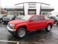 2010 Fire Red GMC Canyon SLT Crew Cab 4x4 #77555654