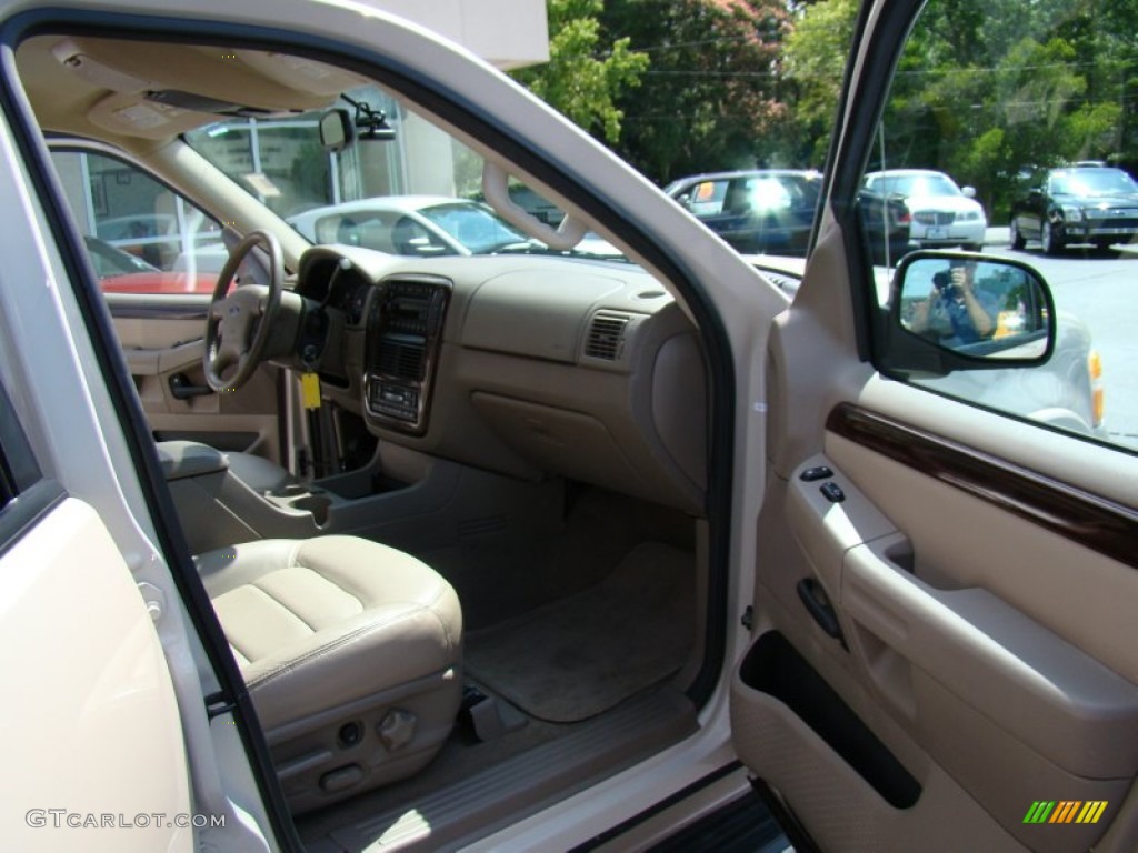 2005 Explorer Limited - Ivory Parchment Tri Coat / Medium Parchment photo #14