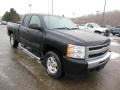 2009 Black Chevrolet Silverado 1500 LT Extended Cab 4x4  photo #1