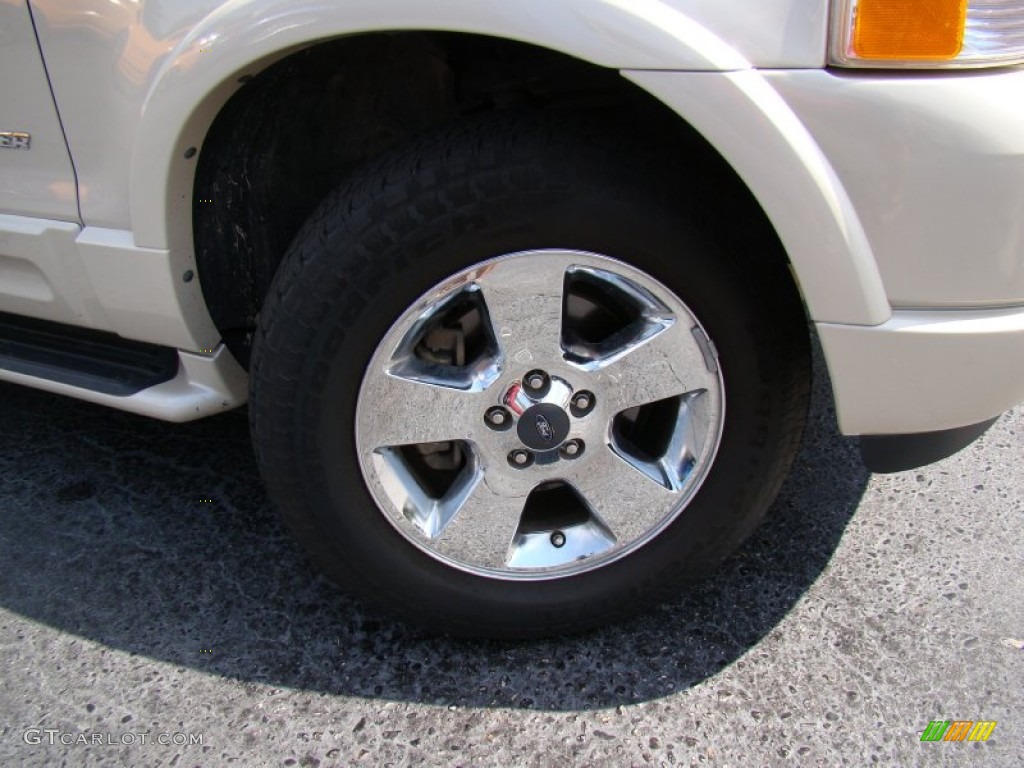 2005 Explorer Limited - Ivory Parchment Tri Coat / Medium Parchment photo #29