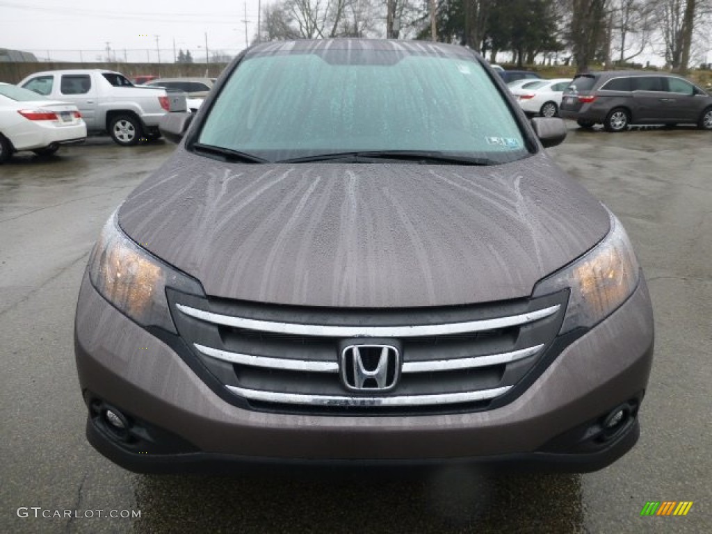 2013 CR-V EX AWD - Urban Titanium Metallic / Black photo #7