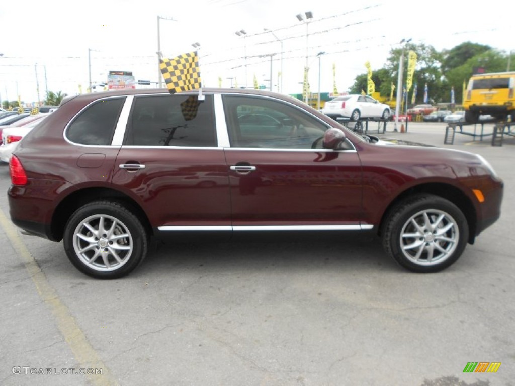 2004 Cayenne S - Carmona Red Metallic / Havanna/Sand Beige photo #8