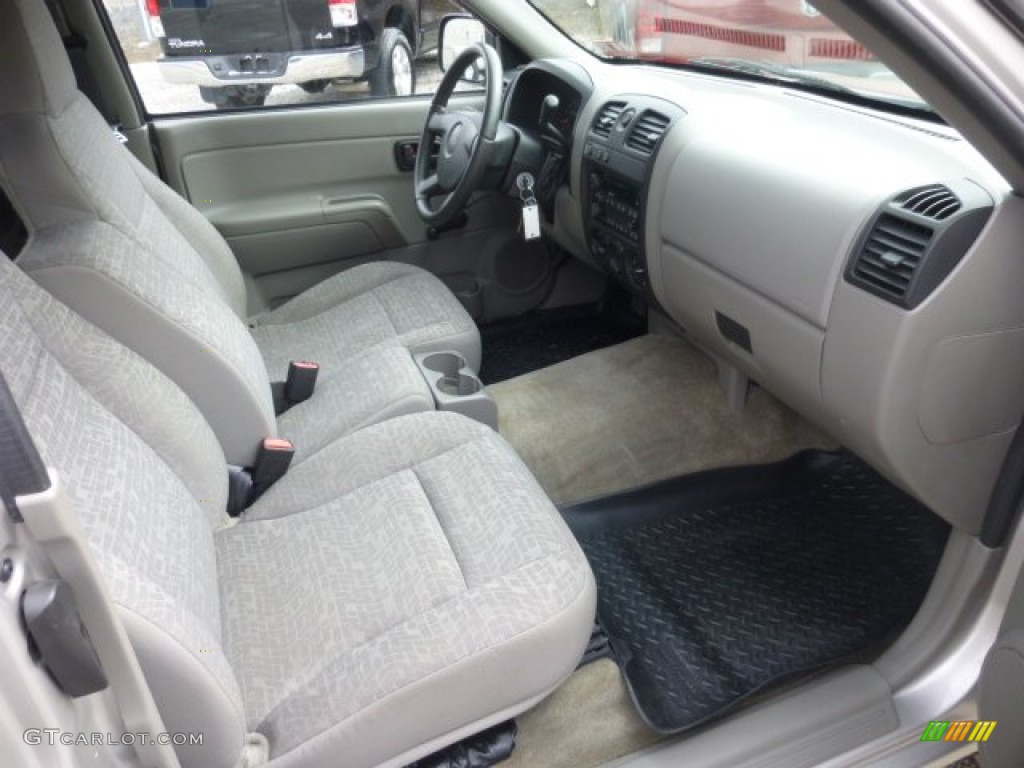 Medium Dark Pewter Interior 2005 Chevrolet Colorado LS Extended Cab 4x4 Photo #77608678
