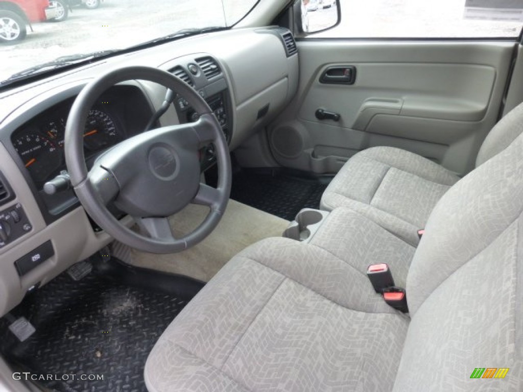 Medium Dark Pewter Interior 2005 Chevrolet Colorado LS Extended Cab 4x4 Photo #77608713