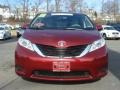 2011 Salsa Red Pearl Toyota Sienna LE  photo #2