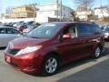 2011 Salsa Red Pearl Toyota Sienna LE  photo #3