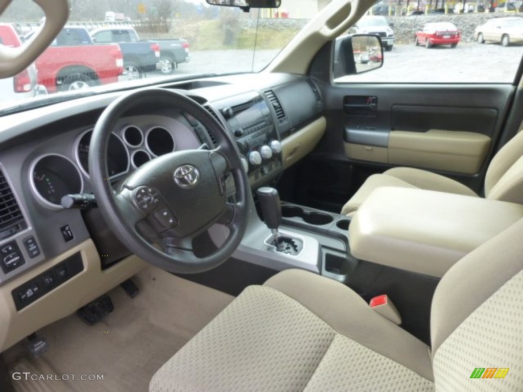 2011 Tundra TRD CrewMax 4x4 - Black / Sand Beige photo #12